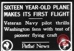 Image of Curtiss aircraft Washington DC USA, 1928, second 3 stock footage video 65675070307