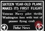 Image of Curtiss aircraft Washington DC USA, 1928, second 4 stock footage video 65675070307