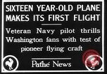 Image of Curtiss aircraft Washington DC USA, 1928, second 14 stock footage video 65675070307