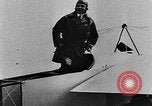Image of Blériot flies his early XI airplane 20 years after his Channel flight Calais France, 1928, second 35 stock footage video 65675070308