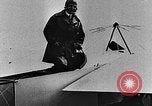 Image of Blériot flies his early XI airplane 20 years after his Channel flight Calais France, 1928, second 39 stock footage video 65675070308