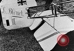 Image of Blériot flies his early XI airplane 20 years after his Channel flight Calais France, 1928, second 43 stock footage video 65675070308