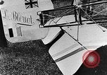 Image of Blériot flies his early XI airplane 20 years after his Channel flight Calais France, 1928, second 46 stock footage video 65675070308
