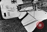 Image of Blériot flies his early XI airplane 20 years after his Channel flight Calais France, 1928, second 48 stock footage video 65675070308