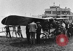 Image of Blériot flies his early XI airplane 20 years after his Channel flight Calais France, 1928, second 53 stock footage video 65675070308