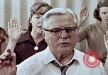 Image of Census workers oath of confidentiality United States USA, 1970, second 33 stock footage video 65675070325