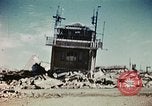 Image of wreckage on airfield France, 1944, second 6 stock footage video 65675070347