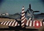 Image of P-47s of the USAAF 86th Fighter Group Corsica France, 1944, second 9 stock footage video 65675070348