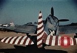 Image of P-47s of the USAAF 86th Fighter Group Corsica France, 1944, second 10 stock footage video 65675070348