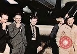 Image les aviateurs américains échappé de Swiss internement Annecy France, 1944, de la seconde 7 séquences d'archives historiques vidéo 65675070351