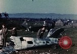 Image of Destroyed German warplanes in World War 2 France, 1944, second 17 stock footage video 65675070352