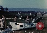 Image of Destroyed German warplanes in World War 2 France, 1944, second 18 stock footage video 65675070352