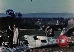 Image of Destroyed German warplanes in World War 2 France, 1944, second 20 stock footage video 65675070352