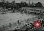 Image of swim meet Los Angeles California USA, 1966, second 7 stock footage video 65675070356