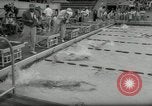 Image of swim meet Los Angeles California USA, 1966, second 30 stock footage video 65675070356