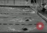 Image of swim meet Los Angeles California USA, 1966, second 38 stock footage video 65675070356