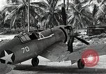 Image of American pilots Espiritu Santo Vanuatu, 1943, second 1 stock footage video 65675070357