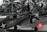 Image of American pilots Espiritu Santo Vanuatu, 1943, second 3 stock footage video 65675070357