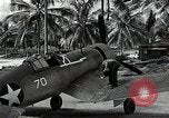 Image of American pilots Espiritu Santo Vanuatu, 1943, second 4 stock footage video 65675070357