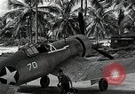 Image of American pilots Espiritu Santo Vanuatu, 1943, second 6 stock footage video 65675070357
