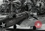 Image of American pilots Espiritu Santo Vanuatu, 1943, second 8 stock footage video 65675070357