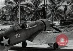 Image of American pilots Espiritu Santo Vanuatu, 1943, second 10 stock footage video 65675070357