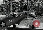 Image of American pilots Espiritu Santo Vanuatu, 1943, second 12 stock footage video 65675070357