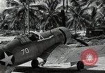 Image of American pilots Espiritu Santo Vanuatu, 1943, second 13 stock footage video 65675070357