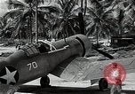 Image of American pilots Espiritu Santo Vanuatu, 1943, second 14 stock footage video 65675070357