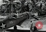 Image of American pilots Espiritu Santo Vanuatu, 1943, second 16 stock footage video 65675070357
