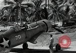 Image of American pilots Espiritu Santo Vanuatu, 1943, second 18 stock footage video 65675070357