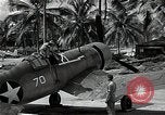 Image of American pilots Espiritu Santo Vanuatu, 1943, second 19 stock footage video 65675070357