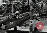 Image of American pilots Espiritu Santo Vanuatu, 1943, second 21 stock footage video 65675070357
