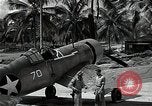Image of American pilots Espiritu Santo Vanuatu, 1943, second 24 stock footage video 65675070357