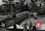 Image of American pilots Espiritu Santo Vanuatu, 1943, second 25 stock footage video 65675070357