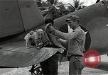 Image of American pilots Espiritu Santo Vanuatu, 1943, second 30 stock footage video 65675070357