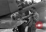Image of American pilots Espiritu Santo Vanuatu, 1943, second 31 stock footage video 65675070357