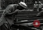 Image les travaux de construction 'Espiritu Santo Vanuatu, 1943, de la seconde 28 séquences d'archives historiques vidéo 65675070359