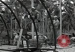 Image les travaux de construction 'Espiritu Santo Vanuatu, 1943, de la seconde 61 séquences d'archives historiques vidéo 65675070359
