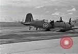 Standbild British Royal Navy F4U Corsair Flugzeuge Brooklyn New York USA, 1943, aus Sekunde 35 historischem Filmmaterial Videoclip 65675070361