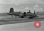 Standbild British Royal Navy F4U Corsair Flugzeuge Brooklyn New York USA, 1943, aus Sekunde 37 historischem Filmmaterial Videoclip 65675070361