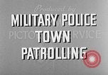 Standbild Militärpolizei United States USA, 1944, aus Sekunde 21 historischem Filmmaterial Videoclip 65675070362