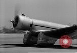 Image of Howard Hughes arrives after setting speed record Los Angeles California USA, 1936, second 23 stock footage video 65675070378