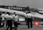 Image of Howard Hughes arrives after setting speed record Los Angeles California USA, 1936, second 29 stock footage video 65675070378