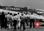 Image of Howard Hughes arrives after setting speed record Los Angeles California USA, 1936, second 30 stock footage video 65675070378