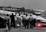 Image of Howard Hughes arrives after setting speed record Los Angeles California USA, 1936, second 32 stock footage video 65675070378