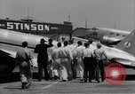 Image of Howard Hughes arrives after setting speed record Los Angeles California USA, 1936, second 33 stock footage video 65675070378
