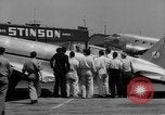 Image of Howard Hughes arrives after setting speed record Los Angeles California USA, 1936, second 35 stock footage video 65675070378