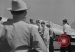 Image of Howard Hughes arrives after setting speed record Los Angeles California USA, 1936, second 38 stock footage video 65675070378