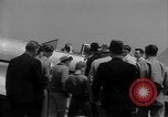 Image of Howard Hughes arrives after setting speed record Los Angeles California USA, 1936, second 42 stock footage video 65675070378